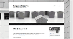 Desktop Screenshot of fergusonproperties.com